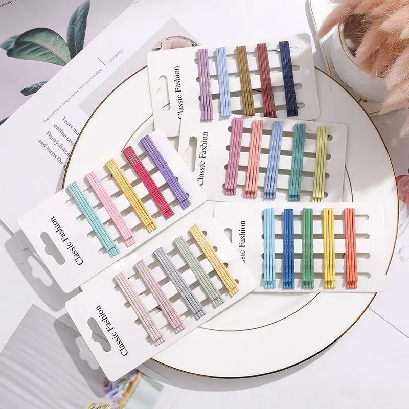 2020 Korean Explosion Models Simple Girl Color Word Hairpin Bangs Hairpin Candy Color Hairpin Headdress
2020 Korean Explosion Models Simple Girl Color Word Hairpin Bangs Hairpin Candy Color Hairpin Headdress