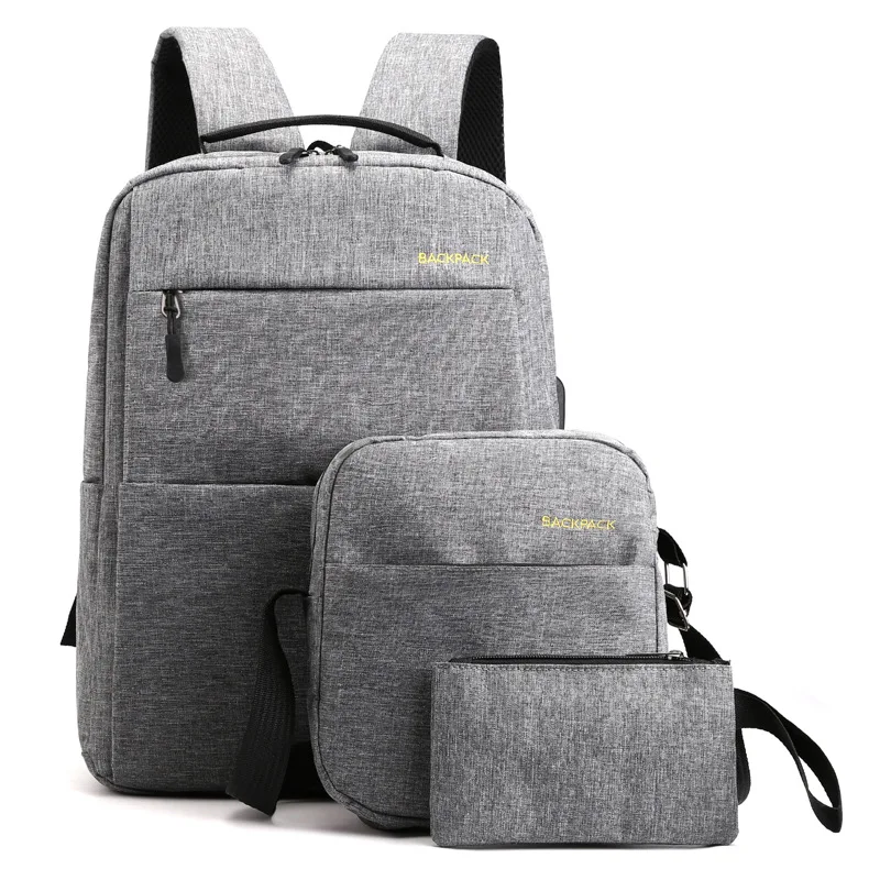 Backpack Three-piece Set New Casual Men and Women with The Same Style Student Laptop School Bag Backpack Backpack Backpack Purse
Backpack Three-piece Set New Casual Men and Women with The Same Style Student Laptop School Bag Backpack Backpack Backpack Purse
