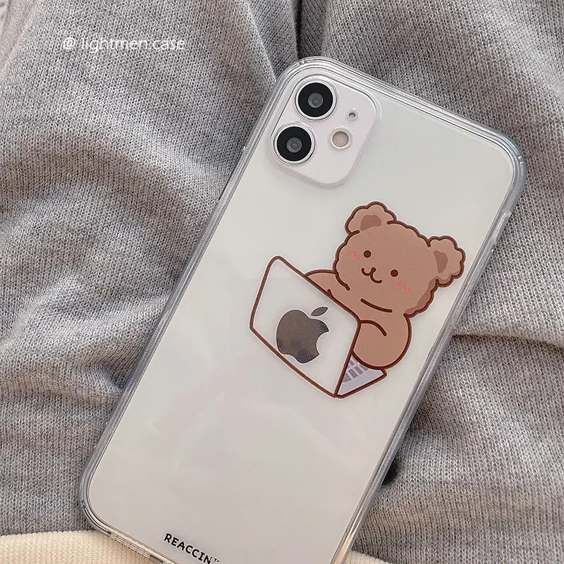 Disney Cartoon Bear for Iphone11 iPhone 12pro Phone Case Xsmax Transparent 7/8Plus Soft 6S/XR iphone 11 phone cases
Disney Cartoon Bear for Iphone11 iPhone 12pro Phone Case Xsmax Transparent 7/8Plus Soft 6S/XR iphone 11 phone cases