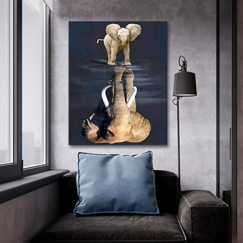 Mother's Day Father's Day Two Elephants Character Decompression Color Elephant Still Life Casual Sunset Home Canvas One Piece
Mother's Day Father's Day Two Elephants Character Decompression Color Elephant Still Life Casual Sunset Home Canvas One Piece