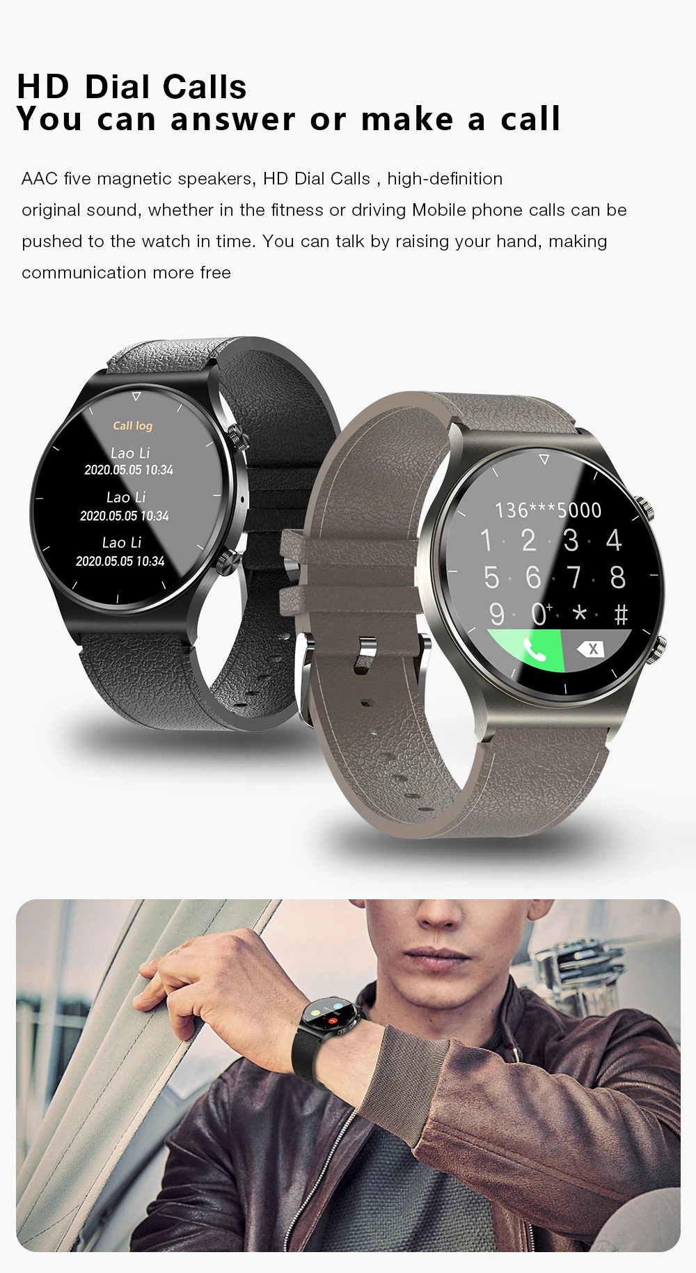 2022 Смарт-часы SANLEPUS 360*360 HD большой экран мужские спортивные фитнес-браслет часы
