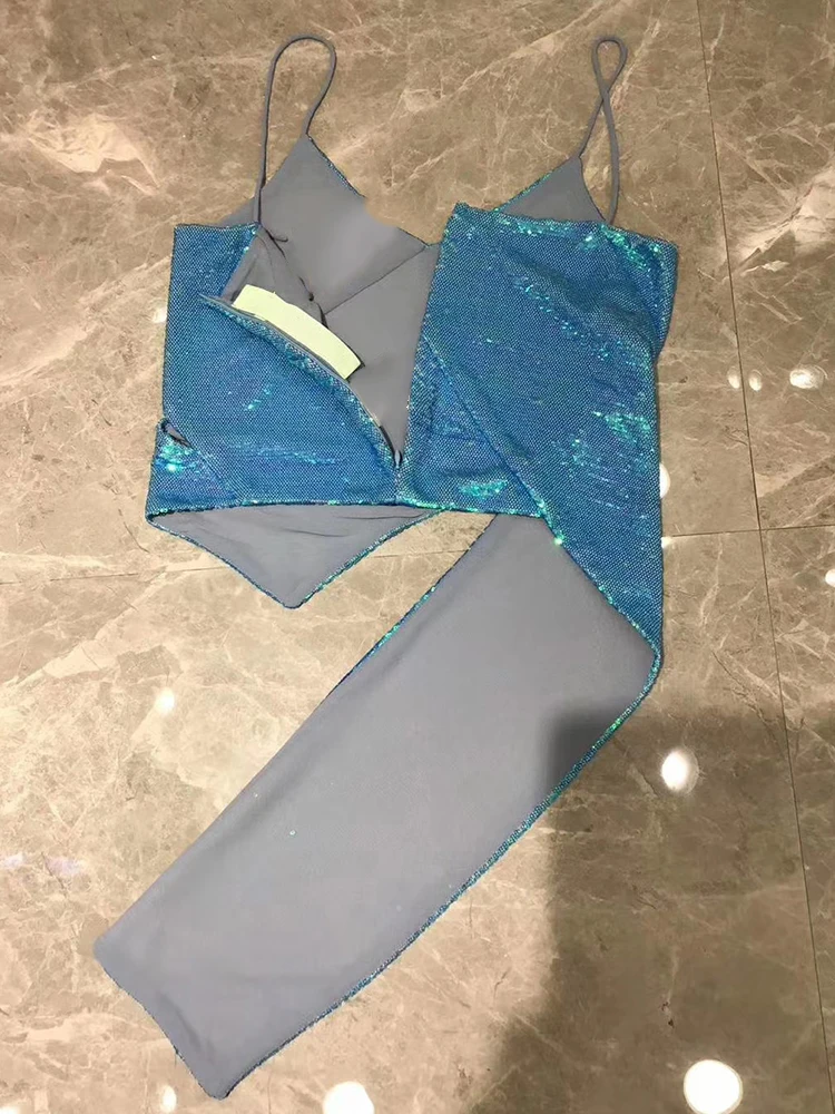 change Shipping sequins color women's summer sexy one shoulder crop top vest 2021New irregular women's summer top vest XL
change Shipping sequins color women's summer sexy one shoulder crop top vest 2021New irregular women's summer top vest XL