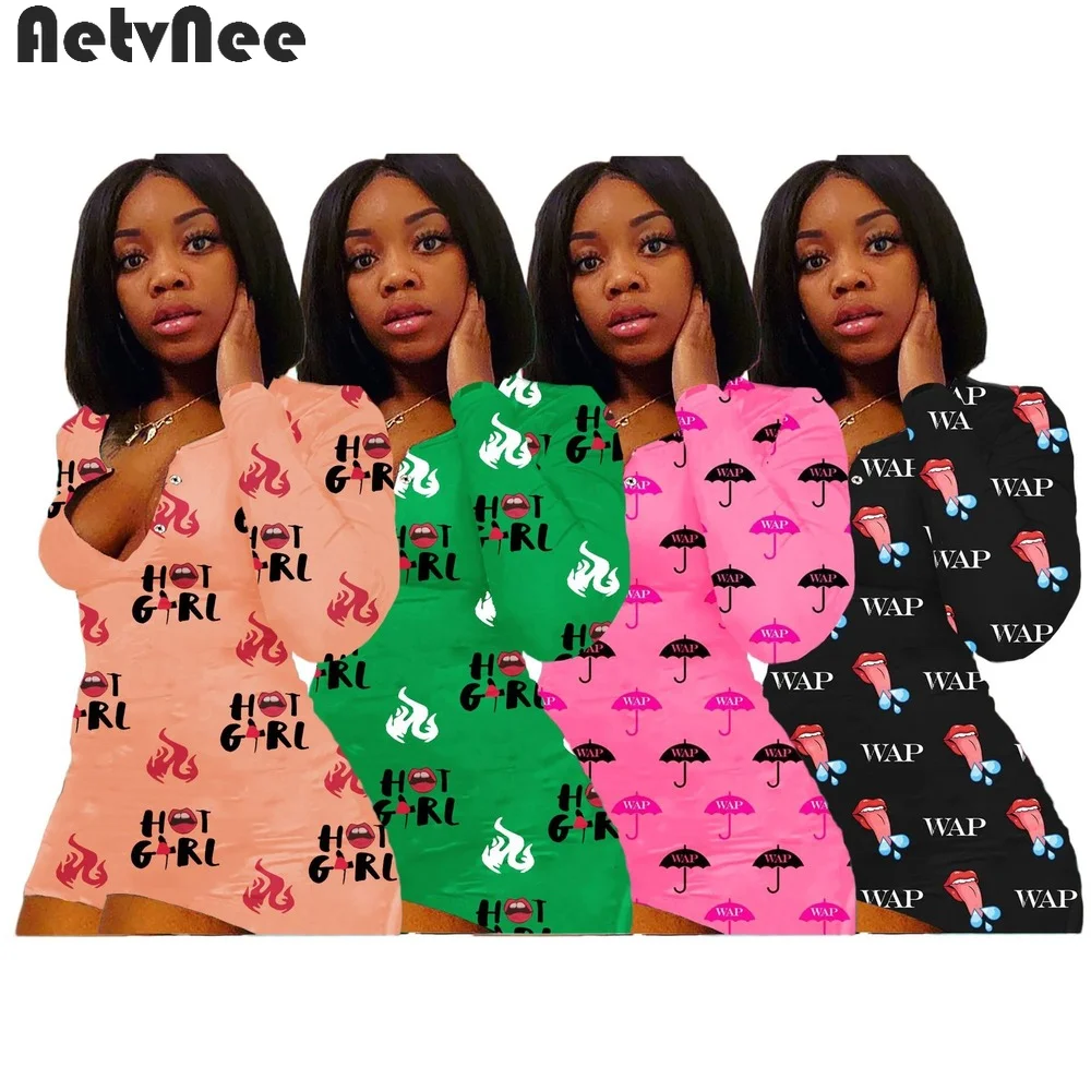 AetvNee Print One Piece Playsuits Women 2021 Autumn V-Neck Long Sleeve Stretchy Bodycon Sexy Rompers Home Casual Street Clothing
AetvNee Print One Piece Playsuits Women 2021 Autumn V-Neck Long Sleeve Stretchy Bodycon Sexy Rompers Home Casual Street Clothing