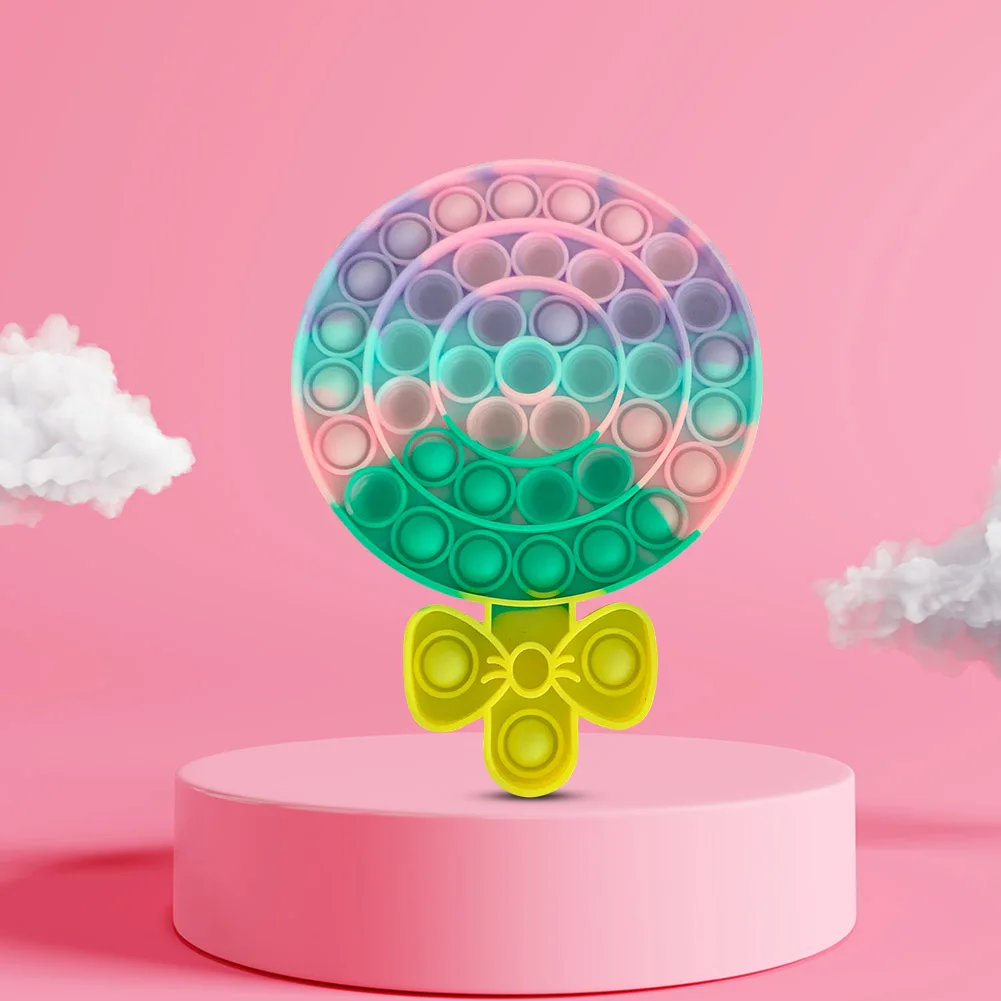 Push Bubble Toys Lollipop Stress Relieve Relaxing Puzzle Toy Macaroo Soft Silicone Squeeze Toy for Kid Adult
Push Bubble Toys Lollipop Stress Relieve Relaxing Puzzle Toy Macaroo Soft Silicone Squeeze Toy for Kid Adult