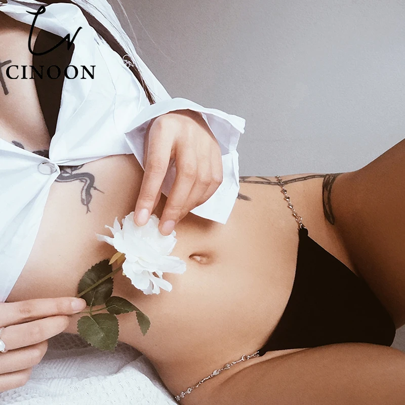 Женские сексуальные трусики CINOON, европейский модный пояс-цепь, стринги, бесшовное удобное нижнее белье с низкой талией, женское нижнее бель...
Женские сексуальные трусики CINOON, европейский модный пояс-цепь, стринги, бесшовное удобное нижнее белье с низкой талией, женское нижнее бель...