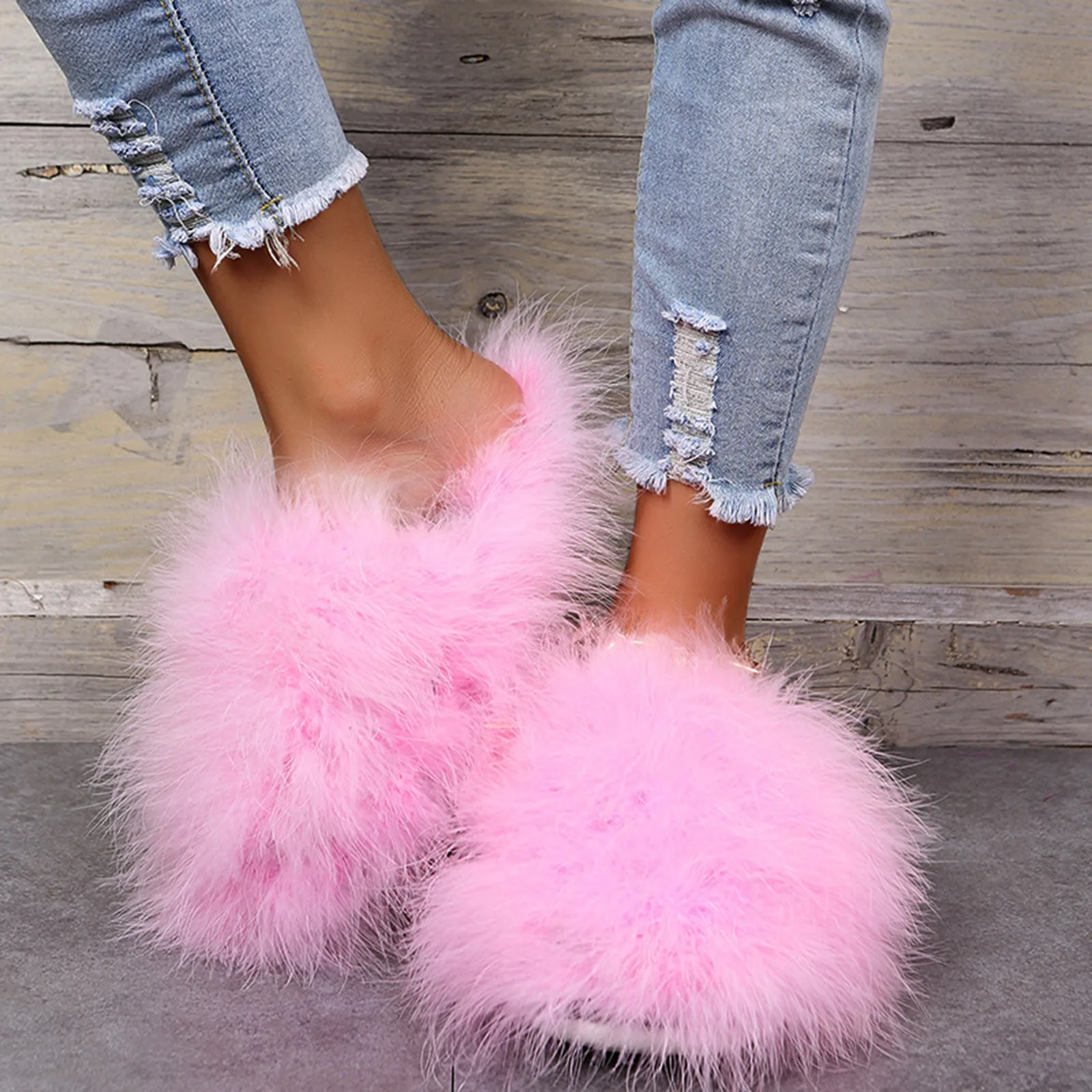 Winter Fashion Women Slippers Casual Shoes Breathable Indoor Bedroom Pure Color Plush Thermal Slippers Non-slip Soft Floor Shoes
Winter Fashion Women Slippers Casual Shoes Breathable Indoor Bedroom Pure Color Plush Thermal Slippers Non-slip Soft Floor Shoes
