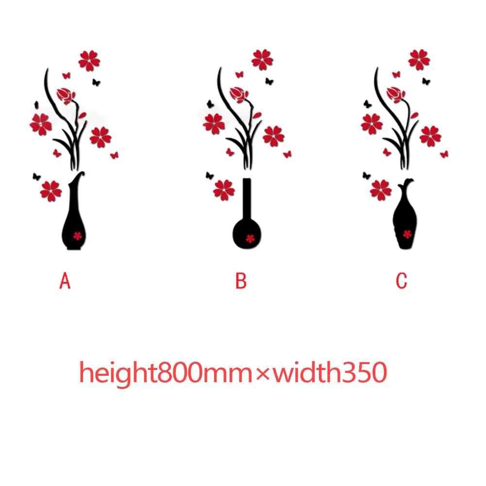 3D Vase Flower Wall Stickers ACRYLIC DIY VASE FLOWER PLUM TREE ART WALL STICKER MURAL DECAL HOME DECOR 80cm * 35cm
3D Vase Flower Wall Stickers ACRYLIC DIY VASE FLOWER PLUM TREE ART WALL STICKER MURAL DECAL HOME DECOR 80cm * 35cm