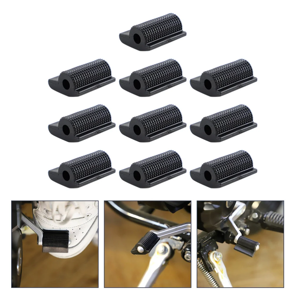 1 Set 10 Pcs Rubber Motorbike Shifter Socks Gear Covers Shoe Boot Protectors (Black) 
1 Set 10 Pcs Rubber Motorbike Shifter Socks Gear Covers Shoe Boot Protectors (Black)