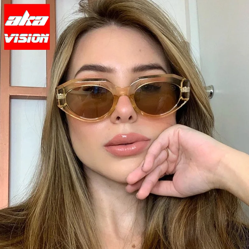 AKA VISION Cateye Sunglasses Women Vintage Cat Eye Glasses 2021 Luxury Designer Shades Women Wholesale Gafas De Sol Mujer UV400
AKA VISION Cateye Sunglasses Women Vintage Cat Eye Glasses 2021 Luxury Designer Shades Women Wholesale Gafas De Sol Mujer UV400