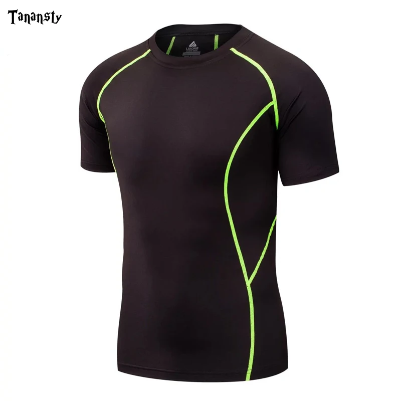 Quick Dry Sport Shirt Men Running Fitness Soccer Basketball Jersey Gym Shirt man Sportswear Compress Tights man's t-shirt
Quick Dry Sport Shirt Men Running Fitness Soccer Basketball Jersey Gym Shirt man Sportswear Compress Tights man's t-shirt
