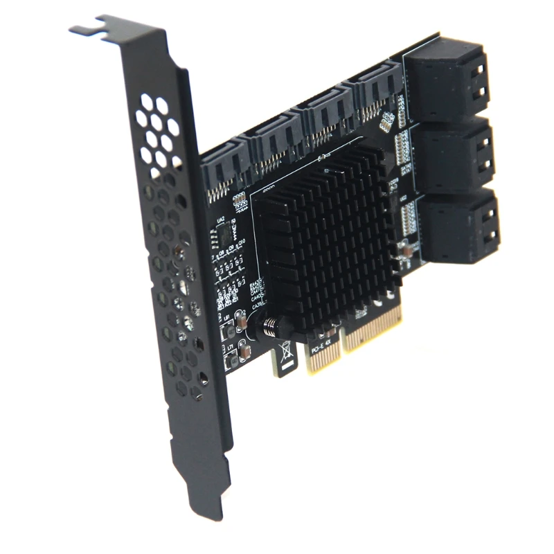 Плата контроллера USB3.0 ASM1166 JMB575, чип Pci-E-SATA 3,0, Карта контроллера для настольного компьютера, SATA контроллер, плата расширения, ширина 10 см
Плата контроллера USB3.0 ASM1166 JMB575, чип Pci-E-SATA 3,0, Карта контроллера для настольного компьютера, SATA контроллер, плата расширения, ширина 10 см