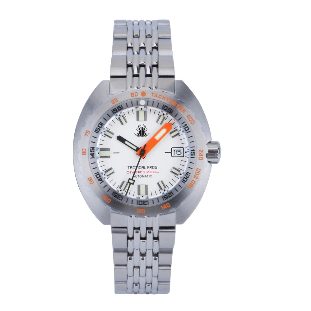 Tactical Frog SUB 300T Diver Watch Mens NH35 Automatic Self Winding Sapphire Crystal 200m Waterproof Men Mechanical Wristwatches
Tactical Frog SUB 300T Diver Watch Mens NH35 Automatic Self Winding Sapphire Crystal 200m Waterproof Men Mechanical Wristwatches