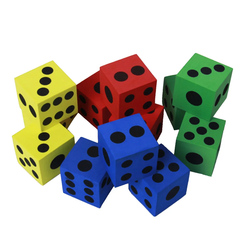 12 Pieces Spot Foam Dices Bulk Set for Educational Party Favors Fun Gift Toys
12 Pieces Spot Foam Dices Bulk Set for Educational Party Favors Fun Gift Toys