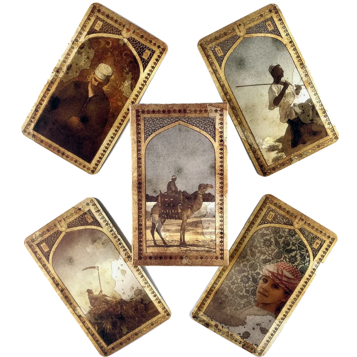 Old Arabian Lenormand Oracle Cards Leisure Party Table Game High Quality Fortune-telling Prophecy Tarot Deck With PDF Guidebook
Old Arabian Lenormand Oracle Cards Leisure Party Table Game High Quality Fortune-telling Prophecy Tarot Deck With PDF Guidebook