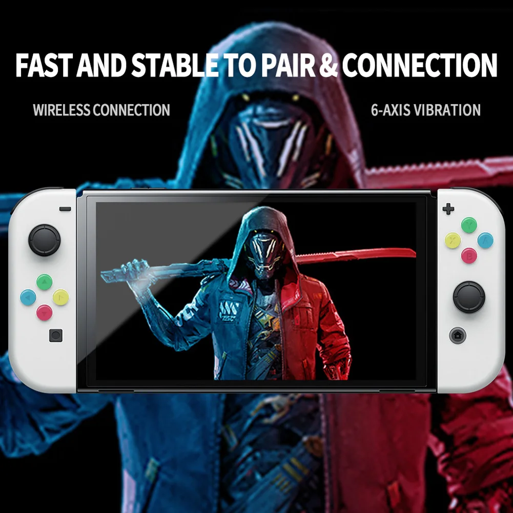 Беспроводной джойстик для Switch Pro, контроллер, геймпад Regemoudal, беспроводной контроллер для N-Switch/Switch OLED с пробуждением 
Беспроводной джойстик для Switch Pro, контроллер, геймпад Regemoudal, беспроводной контроллер для N-Switch/Switch OLED с пробуждением