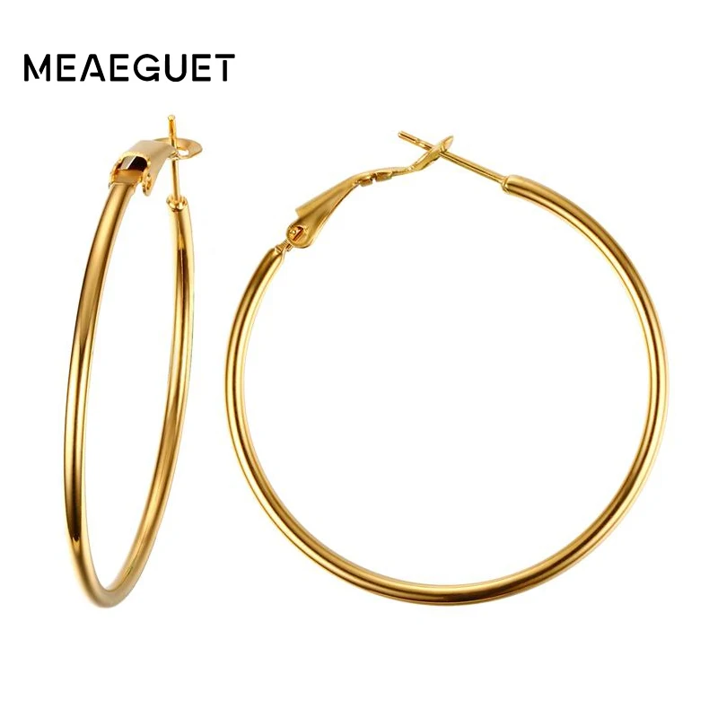 Meaeguet Stainless Steel Elegant Women's Exaggerated Big Circle Hoop Earrings Simple Loop Earring Jewelry Brinco
Meaeguet Stainless Steel Elegant Women's Exaggerated Big Circle Hoop Earrings Simple Loop Earring Jewelry Brinco