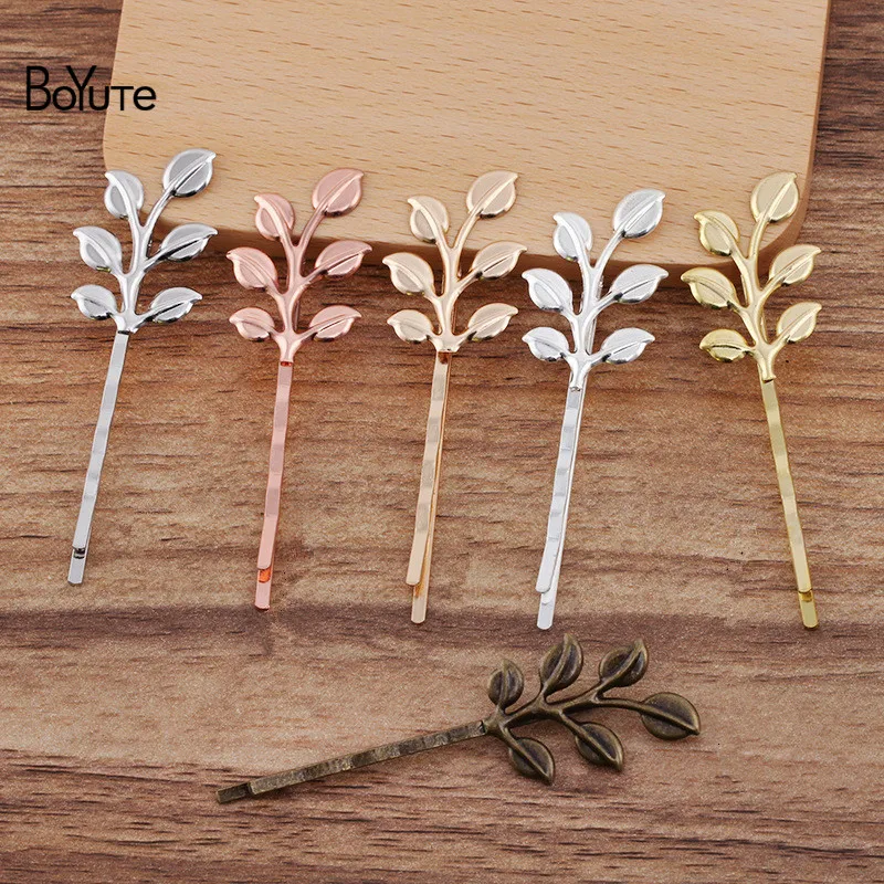 BoYuTe (30 Pieces/Lot) 19*37MM Leaf Hairpin Handmade Materials Factory Supply DIY Retro Hair Accessories
BoYuTe (30 Pieces/Lot) 19*37MM Leaf Hairpin Handmade Materials Factory Supply DIY Retro Hair Accessories