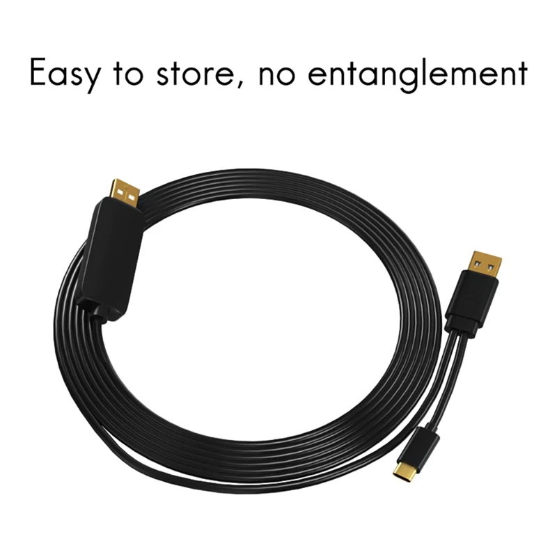 USB2.0 Male-To-Male Copy Cable Computer Data Copy-To-Copy and Mutual Transfer Shared Cable with Type-C Interface
USB2.0 Male-To-Male Copy Cable Computer Data Copy-To-Copy and Mutual Transfer Shared Cable with Type-C Interface
