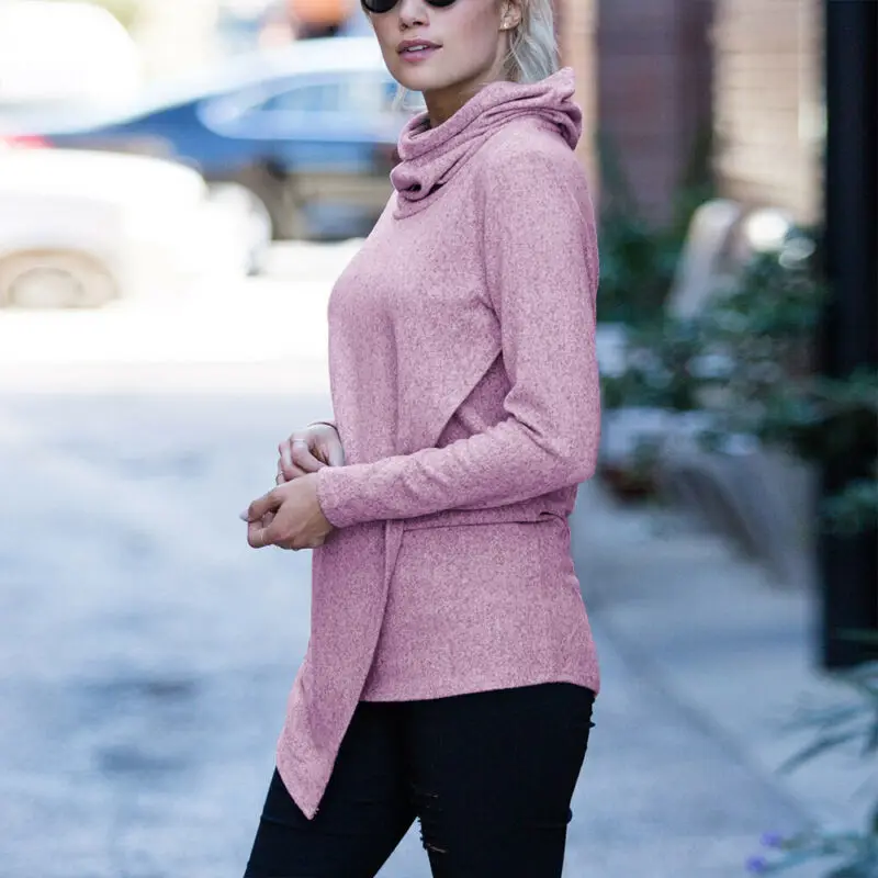 2019 Newest Fashion Women Casual Long Sleeve Turtleneck Jumper Pullover Sweatshirt Top S-3XL
2019 Newest Fashion Women Casual Long Sleeve Turtleneck Jumper Pullover Sweatshirt Top S-3XL