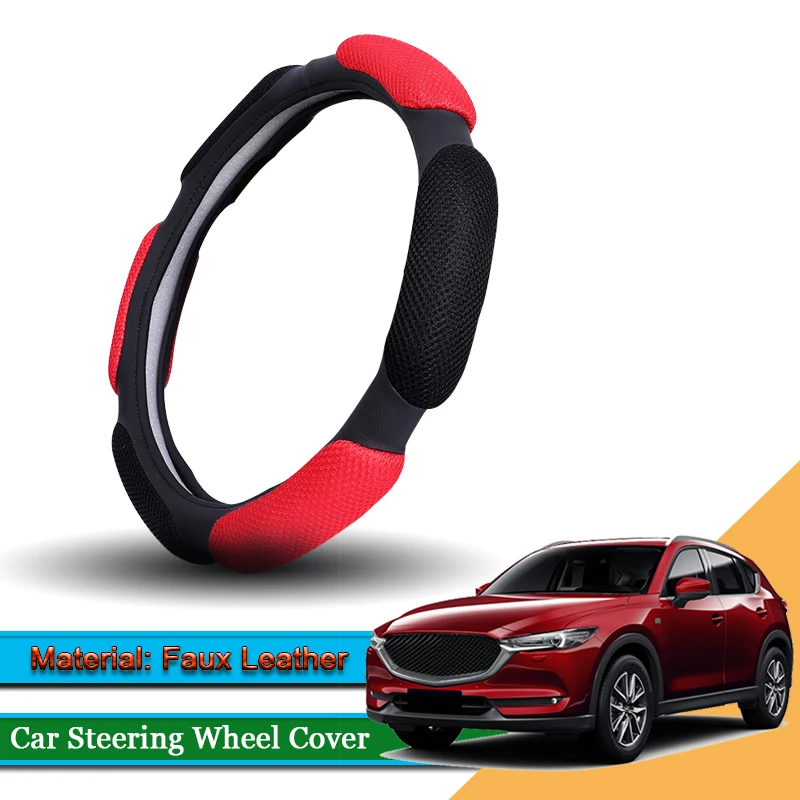 Car Styling Leather Car Steering Wheel Cover Car Steering-wheel Hubs Interior Automobiles Accessories For Mazda CX-5 2012-2020
Car Styling Leather Car Steering Wheel Cover Car Steering-wheel Hubs Interior Automobiles Accessories For Mazda CX-5 2012-2020