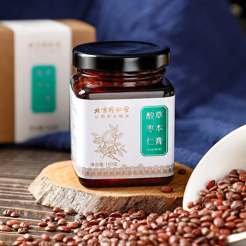 Beijing Tongrentang Suanzaoren ointment contains Lily Poria cocos mulberry longan Huangjing ointment
Beijing Tongrentang Suanzaoren ointment contains Lily Poria cocos mulberry longan Huangjing ointment