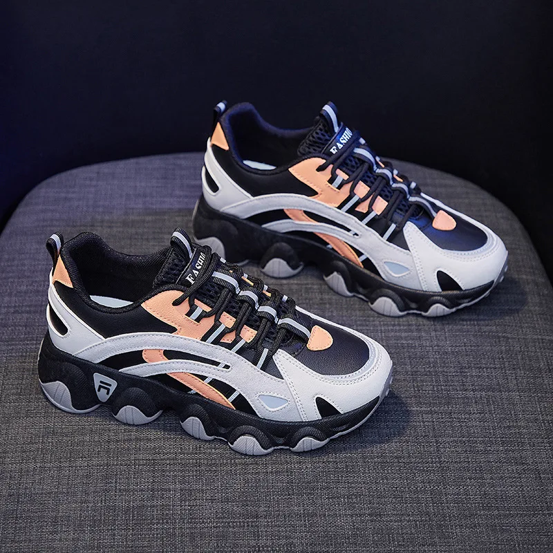 New Korean Sports Shoes Female Students Casual Shoes Women 's Off- White Shoes Thick-soled White Sneakers Autumn and Winter PU 
New Korean Sports Shoes Female Students Casual Shoes Women 's Off- White Shoes Thick-soled White Sneakers Autumn and Winter PU