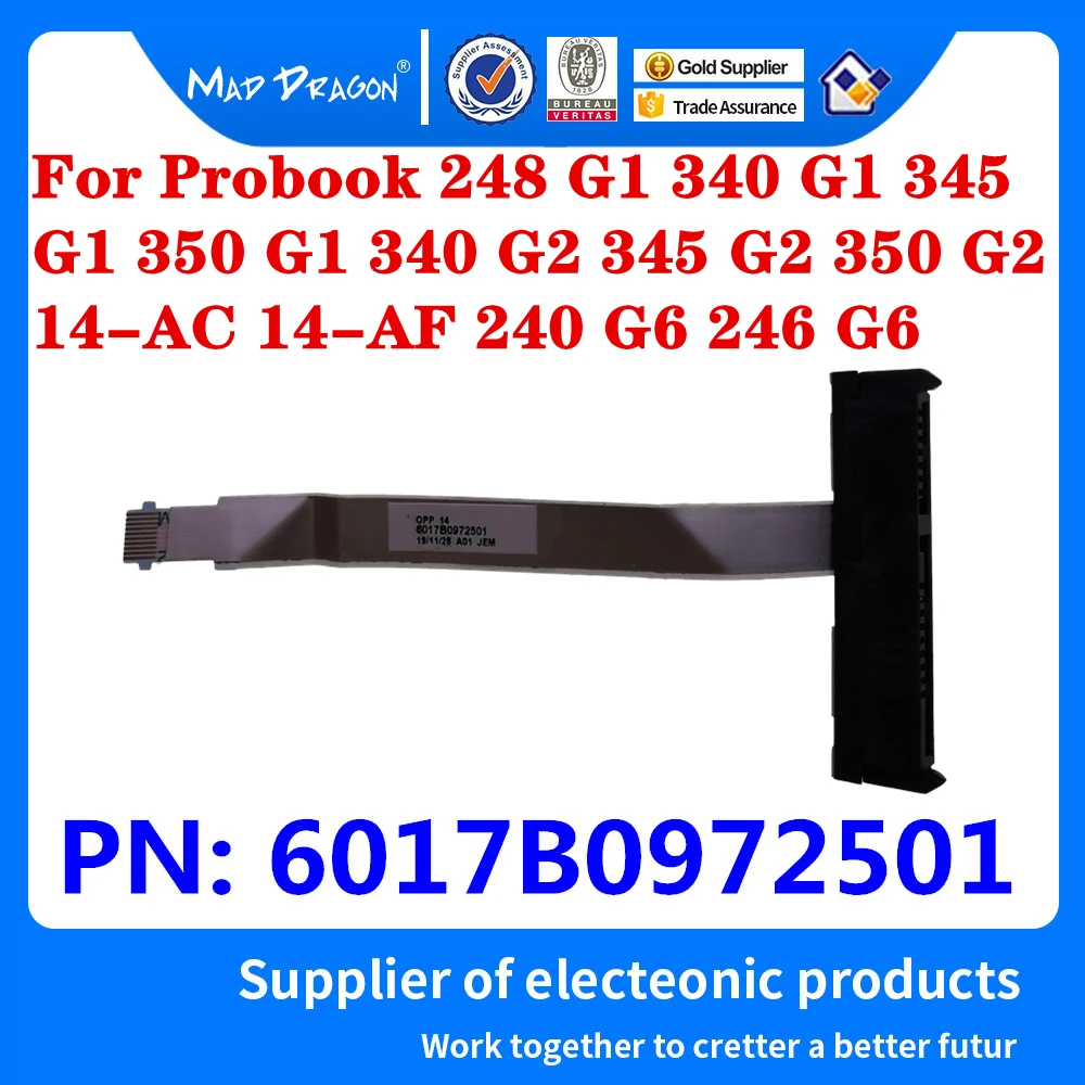 6017B0588901 For HP Probook 248 G1 340 G1 345 G1 350 G1 340 G2 345 350 G2 14-AC 14-AF 240 G6 246 G6 HDD Hard Drive Adapter Cable
6017B0588901 For HP Probook 248 G1 340 G1 345 G1 350 G1 340 G2 345 350 G2 14-AC 14-AF 240 G6 246 G6 HDD Hard Drive Adapter Cable