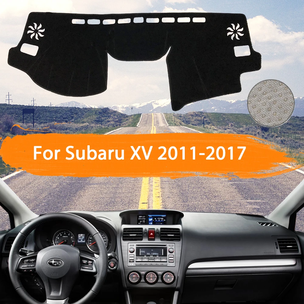 Коврик для приборной панели автомобиля Subaru XV 2011 ~ 2017 козырек от солнца салона