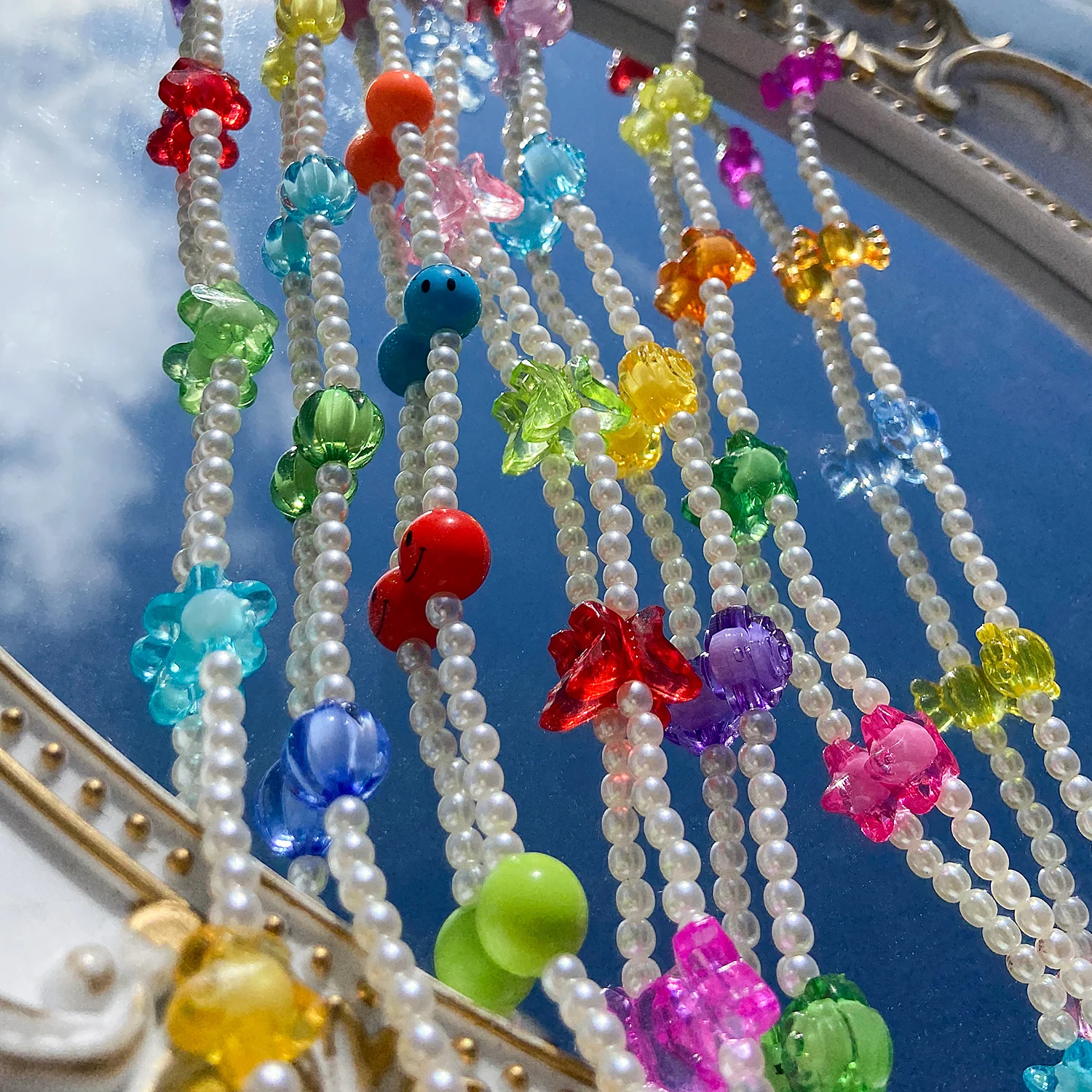 Fresh Cute Pearl Acrylic Flower Starfish Chokers Necklaces Girl Geometric Boho Candy Clavicle Necklaces Women Neck Charm Jewelry
Fresh Cute Pearl Acrylic Flower Starfish Chokers Necklaces Girl Geometric Boho Candy Clavicle Necklaces Women Neck Charm Jewelry