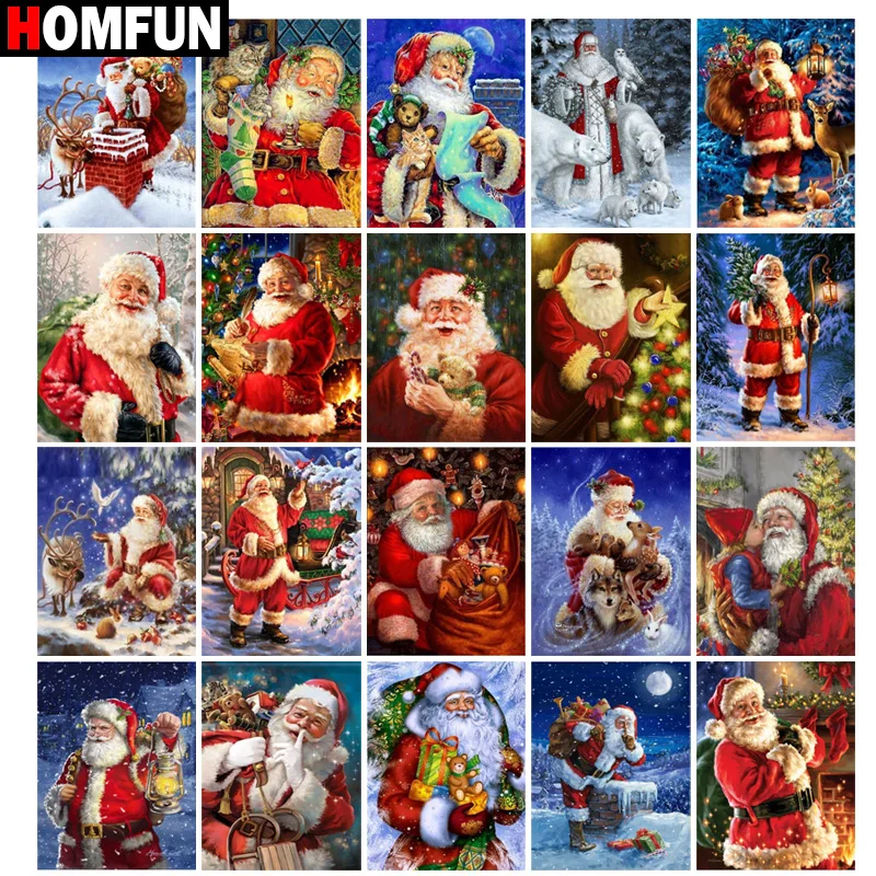 HOMFUN Diamond Painting Cross Stitch "Santa Claus landscape" Full Square Round Diy 5d Diamond Embroidery Picture Rhinestone Art
HOMFUN Diamond Painting Cross Stitch "Santa Claus landscape" Full Square Round Diy 5d Diamond Embroidery Picture Rhinestone Art