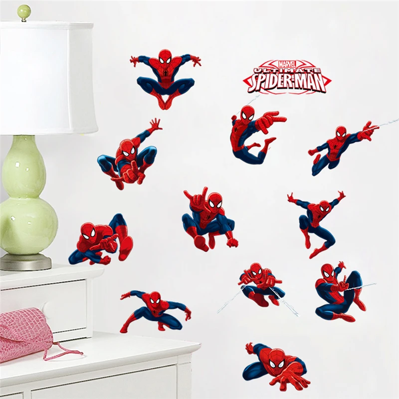 Disney Spiderman Wall Stickers Home Decor Living Room Cartoon Marvel Hero Wall Decals Pvc Posters Diy Mural Art
Disney Spiderman Wall Stickers Home Decor Living Room Cartoon Marvel Hero Wall Decals Pvc Posters Diy Mural Art