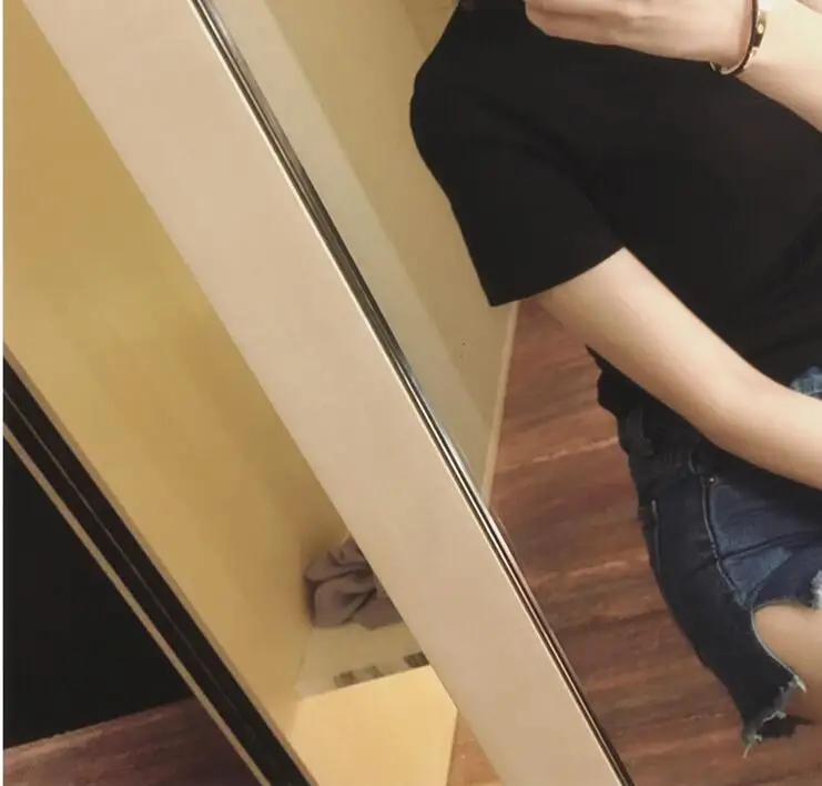 2021 Brand New Women's T Shirt Semi-high Collar Solid Color Short-sleeved T-shirt for Female Shirt Tight Tops Tshirt
2021 Brand New Women's T Shirt Semi-high Collar Solid Color Short-sleeved T-shirt for Female Shirt Tight Tops Tshirt