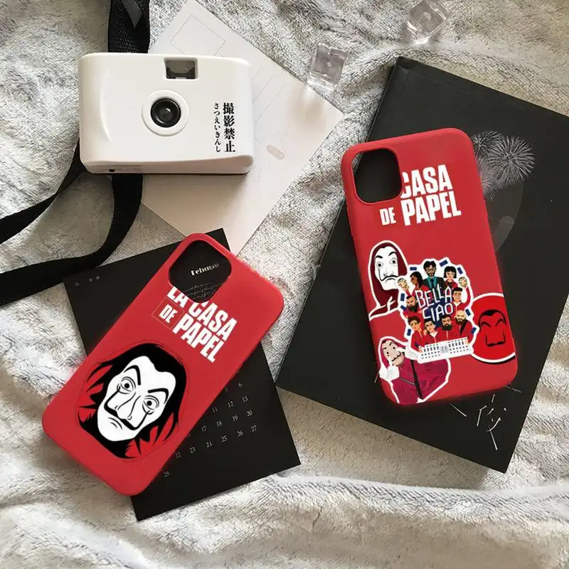 la casa de papel TV series Phone Case Candy Color for iPhone 6 7 8 11 12 s mini pro X XS XR MAX Plus
la casa de papel TV series Phone Case Candy Color for iPhone 6 7 8 11 12 s mini pro X XS XR MAX Plus