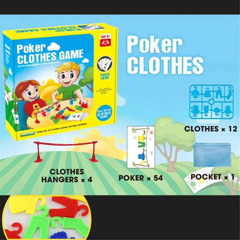 Multiplayer Clothes Contest Play Early Education Toys Thinking Training Teaching
Multiplayer Clothes Contest Play Early Education Toys Thinking Training Teaching