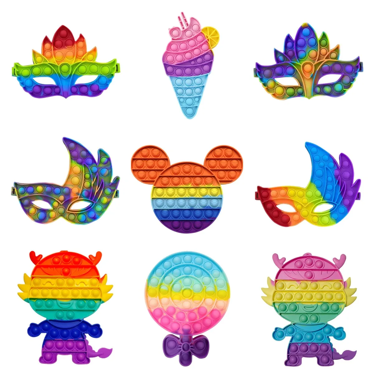 Funny Lot SizeToy Fidget Toys Push Bubble School Bag Board Pendant Hot Sale Adult Pop Decompression Toy Children Anti-Stress
Funny Lot SizeToy Fidget Toys Push Bubble School Bag Board Pendant Hot Sale Adult Pop Decompression Toy Children Anti-Stress