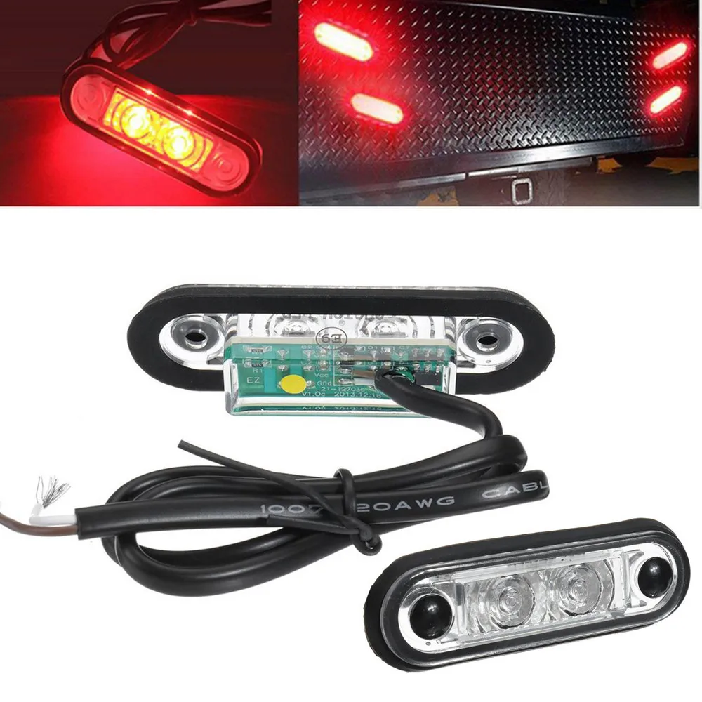 IP65 Waterproof And Dustproof 4*red LEDSide Marker Car External Light Waterproof Indicator Light Trailer Light
IP65 Waterproof And Dustproof 4*red LEDSide Marker Car External Light Waterproof Indicator Light Trailer Light