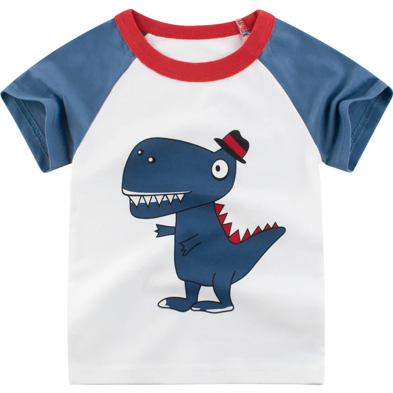 27kids 2-10 Years Cartoon Dinosaur Pattern Baby Kids Boys T Shirt For Summer Cotton Infant Children Boys Girls Shorts Garment
27kids 2-10 Years Cartoon Dinosaur Pattern Baby Kids Boys T Shirt For Summer Cotton Infant Children Boys Girls Shorts Garment