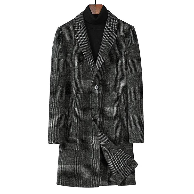 Arrival New Autumn High Quality Wool Plaid Trench Coat Men,men's Plaid Wool Jackets ,size M-XXXXL
Arrival New Autumn High Quality Wool Plaid Trench Coat Men,men's Plaid Wool Jackets ,size M-XXXXL