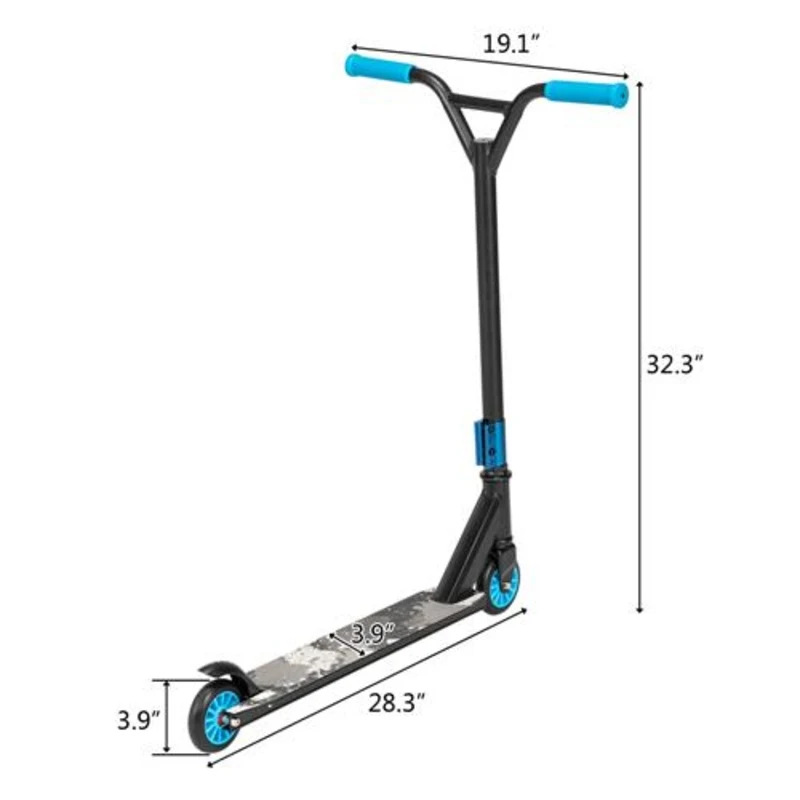 Extreme Scooter Scooter Blue Black Aluminum Alloy Ultra-light Body TPR Grip Scooter Suitable for Novices
Extreme Scooter Scooter Blue Black Aluminum Alloy Ultra-light Body TPR Grip Scooter Suitable for Novices