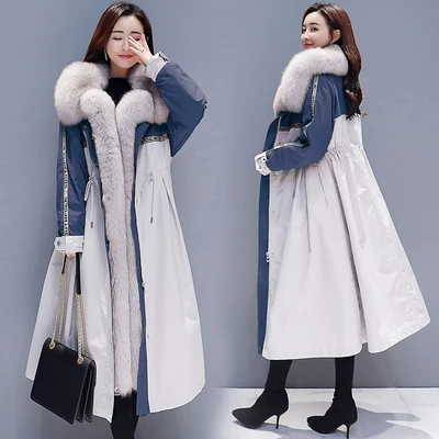 Fashion Women's Parkas 2020 Autumn Winter Temperament Loose Long Liner Removable Cotton Coat Female Winter Thick Liner Warm E340
Fashion Women's Parkas 2020 Autumn Winter Temperament Loose Long Liner Removable Cotton Coat Female Winter Thick Liner Warm E340