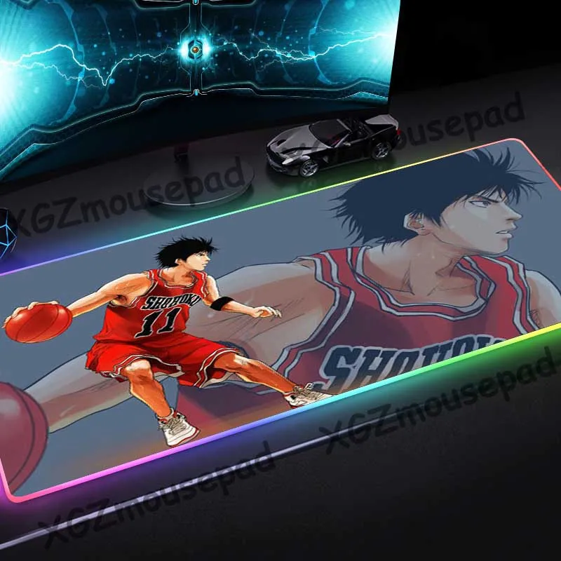 XGZ Large RGB Mouse Pad Black Lock Edge Anime SLAM DUNK Basketball Rukawa Kaede Custom Computer Desk Mat Speed Rubber Non-slip
XGZ Large RGB Mouse Pad Black Lock Edge Anime SLAM DUNK Basketball Rukawa Kaede Custom Computer Desk Mat Speed Rubber Non-slip