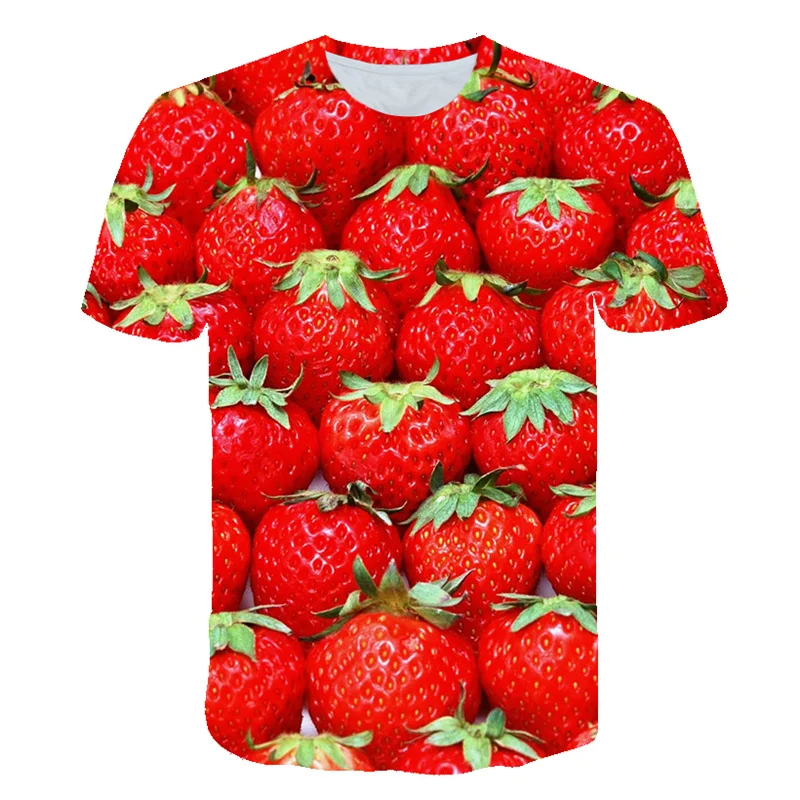 Boy Girl T-Shirts 2021 Summer New Fashion Cartoon Printed O-Neck Casual Cute Short Sleeve Children's Tee Strawberry 3D Printed
Boy Girl T-Shirts 2021 Summer New Fashion Cartoon Printed O-Neck Casual Cute Short Sleeve Children's Tee Strawberry 3D Printed