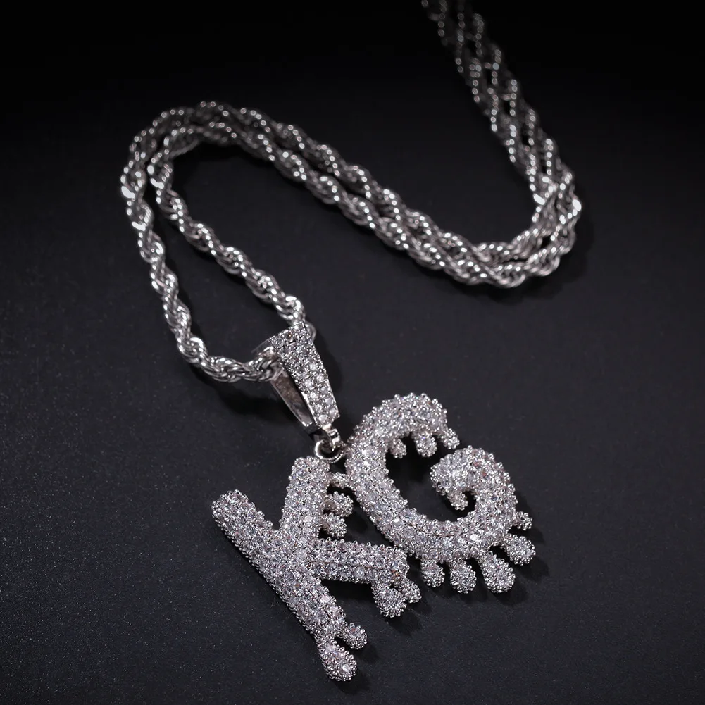 Custom Bail Drip Bubble Initial Letters Chain Necklaces & Pendant For Men Women Gold Color Cubic Zircon Hip Hop Jewelry 
Custom Bail Drip Bubble Initial Letters Chain Necklaces & Pendant For Men Women Gold Color Cubic Zircon Hip Hop Jewelry