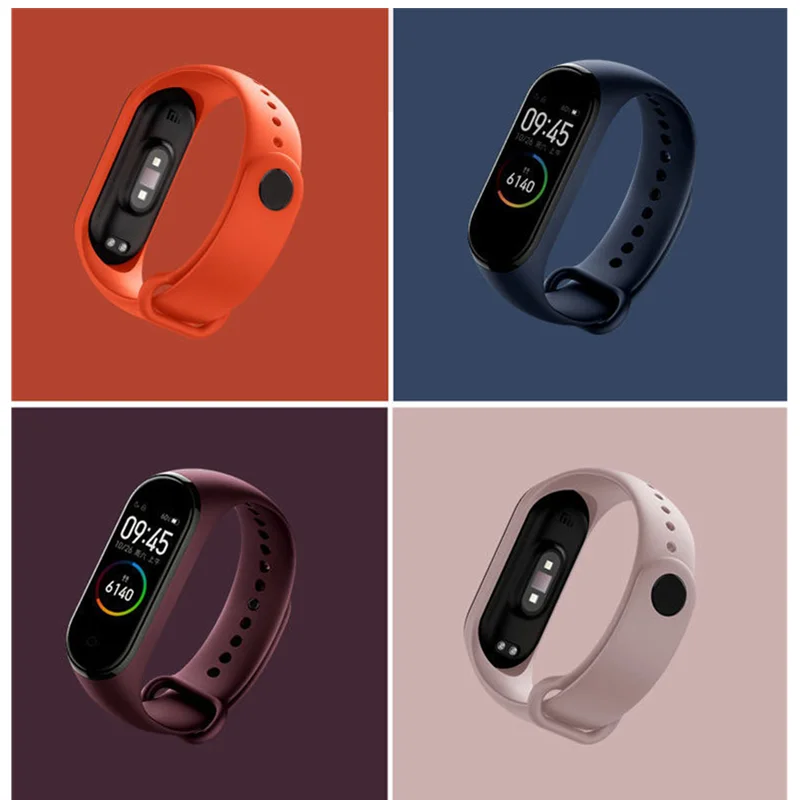 Ремешок силиконовый для Xiaomi Mi Band 7 6 5 4 3 спортивный браслет наручных часов Miband |