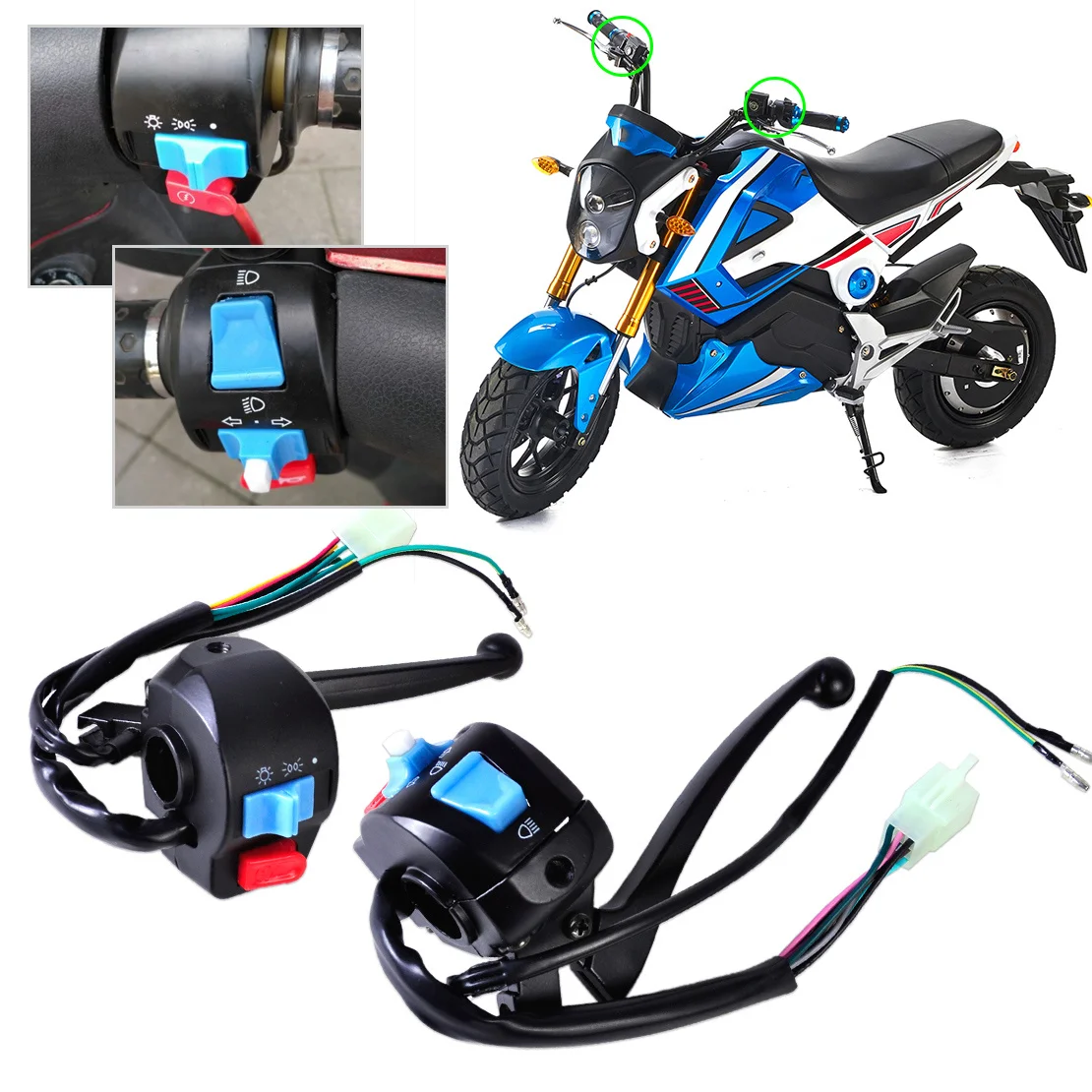 Сигнал поворота на руль мотоцикла, 7/8 дюйма, 2 шт.
Сигнал поворота на руль мотоцикла, 7/8 дюйма, 2 шт.