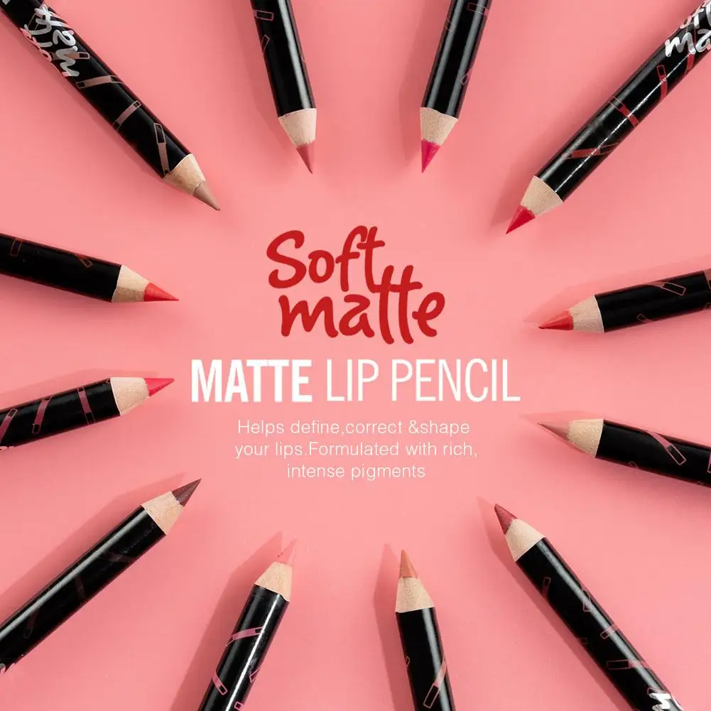 12 Colors Fashion Lipstick Pen Set Matte Waterproof Long Lasting Makeup Lip Liner Lipstick Pencil
12 Colors Fashion Lipstick Pen Set Matte Waterproof Long Lasting Makeup Lip Liner Lipstick Pencil