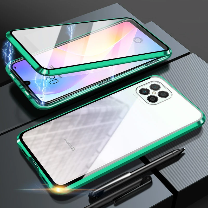 360 Magnetic Adsorption Case For Huawei P30 Pro P40 lite P20 Honor 10 8x 9x Y9 P smart Z 2019 Mate 20 Double-sided Glass Shell
360 Magnetic Adsorption Case For Huawei P30 Pro P40 lite P20 Honor 10 8x 9x Y9 P smart Z 2019 Mate 20 Double-sided Glass Shell