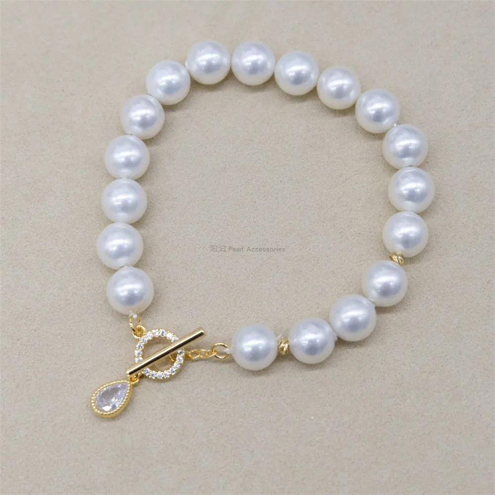 DIY pearl jewelry accessories necklace bracelet water drop shaped zircon micro inlaid ot buckle copper plated 18K Gold
DIY pearl jewelry accessories necklace bracelet water drop shaped zircon micro inlaid ot buckle copper plated 18K Gold