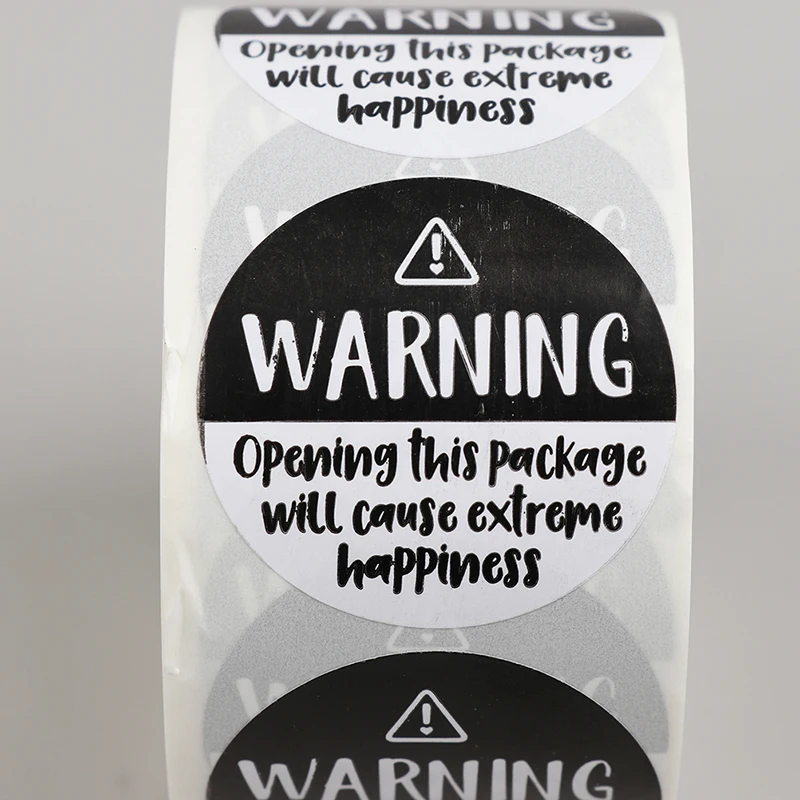 500pcs Black And White Adorable Warning Sticker Labels Extreme Happiness Labels For Packaging Bags
500pcs Black And White Adorable Warning Sticker Labels Extreme Happiness Labels For Packaging Bags