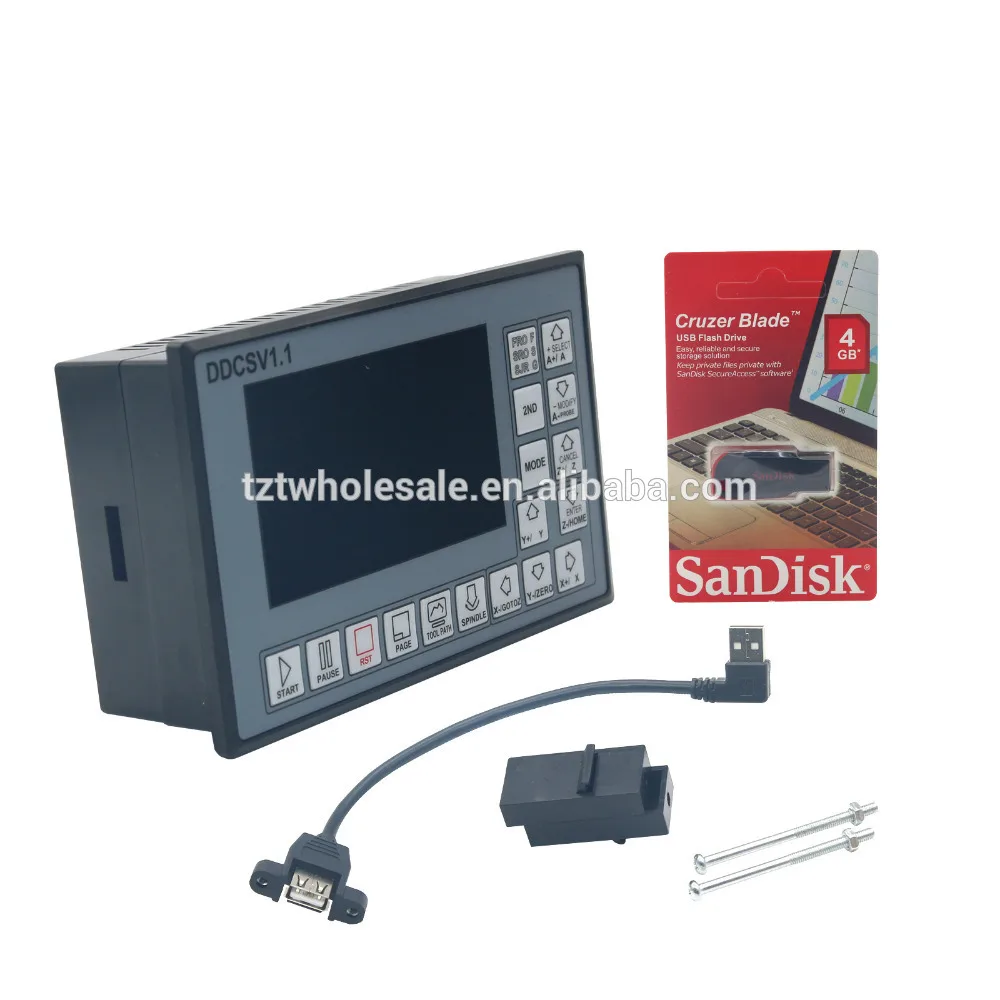 DDCSV2.1 500KHz CNC 4-Axis/6Axis Engraving Machine Controller Motion Control System G Code Stepper Motor Driver
DDCSV2.1 500KHz CNC 4-Axis/6Axis Engraving Machine Controller Motion Control System G Code Stepper Motor Driver